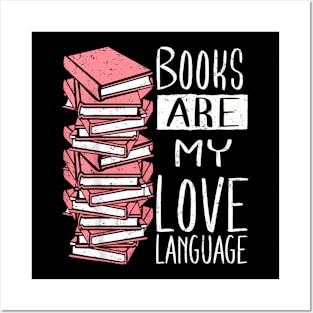 Books Are My Love Language Book Posters and Art